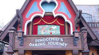 Pinocchios Daring Journey 2024 editionDisneyland [upl. by Hilaria]