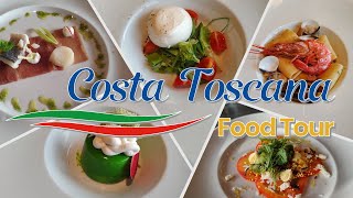 Costa Toscana Food Tour 2023  Costa Cruises [upl. by Auhsaj]