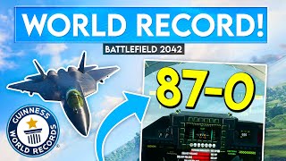 Battlefield 2042 Jet WORLD RECORD  870 with 60 Vehicles Destroyed [upl. by Viv]