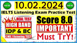 IELTS LISTENING PRACTICE TEST 2024 WITH ANSWERS  10022024 [upl. by Yevol]