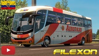 COMIL INVICTUS 1200  MARCEDEZ BENZ 4X2  AEROTAXI  ETS2 130  FILEXON [upl. by Margi242]