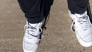 Nike Air Force shoeplay 1 slowmo [upl. by Alika]