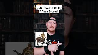 DampD Races dnd dnd5e rpg ttrpg dungeonsanddragons dungeonmaster gaming gamingvideos dmtips [upl. by Zeidman996]