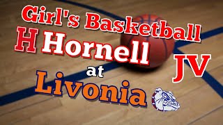 Hornell Lady Raiders JV at Livonia Lady Bulldogs JV Girls Basketball [upl. by Anatak]