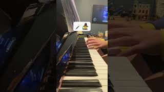 Hedwigs theme piano piano youtubeshorts pianomusic harrypotter [upl. by Nannek566]