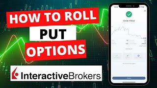 How To Roll Put Options On The IBKR Mobile App Live Trade [upl. by Boynton]