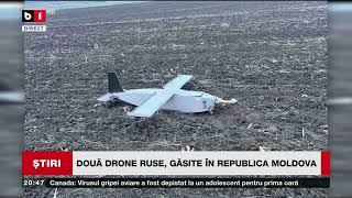 2 DRONE RUSE GĂSITE ÎN REP MOLDOVA Știri B1TV10 nov 2024 [upl. by Geehan]