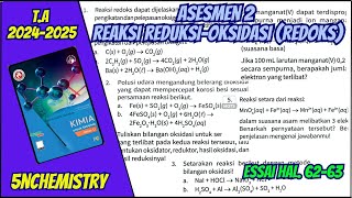 Pembahasan Soal Asesmen 2  Reaksi Redoks Kelas 12 Intan Pariwara  ESSAI [upl. by Norwood823]