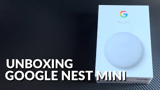 UNBOXING Google Nest Mini [upl. by Essej464]