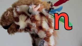 Geraldine the Giraffe learns n sound [upl. by Anaj]