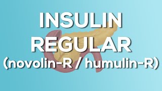 Insulin Regular Novolin R  Humulin R Nursing Drug Card Simplified  Pharmacology [upl. by Isman]