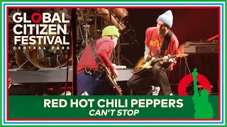 Red Hot Chili Peppers Perform ‘Cant Stop’ Live  Global Citizen Festival 2023 [upl. by Laenej]