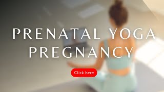 Prenatal Pregnancy Yoga Safe for all Trimesters [upl. by Tooley855]