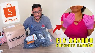 Compramos Produtos Para Nossa Empresa de Limpeza de Estofados na Shopee  Tiago Martins [upl. by Eillo592]