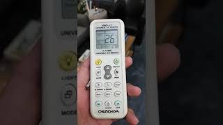 How to reset your universal aircond remote [upl. by Elocim]