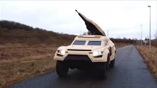 John Cockerill Defense unveils futuristic armored vehicle quotCockerill iXquot [upl. by Nairadas]