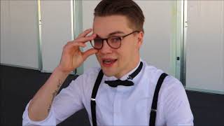 Eurovision 2018  Interview with Mikolas Josef Czech Republic [upl. by Den455]