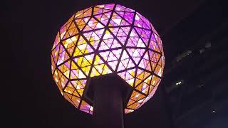 New Yorkers welcome 2022 with Times Square ball drop [upl. by Novhaj]