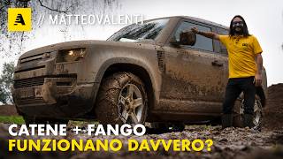 Le CATENE da NEVE nel FANGO servono DAVVERO PROVA MASSACRO in OFFROAD [upl. by Aidas]