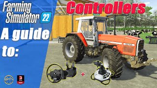 How to configure your controllers in Farming SImulator 22 [upl. by Eirual150]