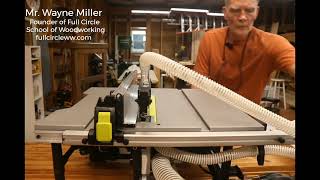 Sirocco 10 inch dustless table saw evaluation by Mr Wayne Miller [upl. by Mccully]