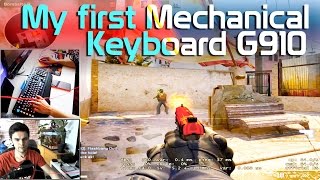 CSGO  My first Mechanical Keyboard Logitech G910 i5 4690k amp GTX 960 [upl. by Nyrhtak]