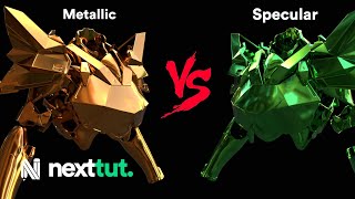 Metallic Roughnes VS Specular Glossiness  Shading Basics [upl. by Ysor]