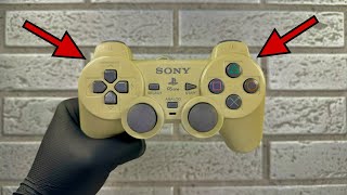 Restoring severely yellowed PlayStation 1 DualShock controller PS One  PS1 Controller Restoration [upl. by Rayburn]