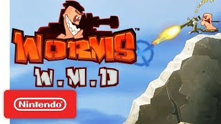 Worms WMD Launch Trailer  Nintendo Switch [upl. by Toomin673]