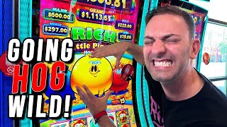 Playing ONLY Piggy Games to Break the Bank ⫸ BCSlots at Plaza [upl. by Kaltman]