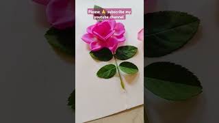 Realistic rose drawing easy  short video please like share and subscribe [upl. by Lethia440]