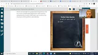 Edmentum Integrated Math3 Unit2 Course Activity Polynomial Identities [upl. by Oer]