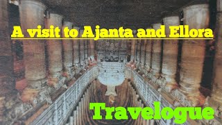 A visit to Ajanta and Ellora  Travelogue explanation in hindi class7 [upl. by Etnovert]