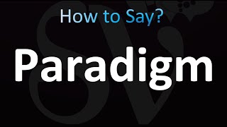 How to Pronounce Paradigm correctly [upl. by Eissel538]