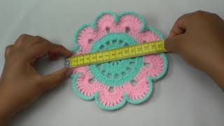 Tutorial de POSAVASOS A CROCHET paso a paso facilitó de tejer [upl. by Saxe]