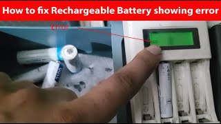 Hindi  How to fix Rechargeable Battery showing error [upl. by Blakely]