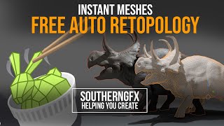 Instant meshes  Free retopology solution [upl. by Matty]