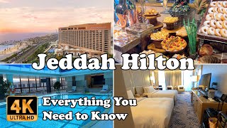 Jeddah Hilton Hotel Saudi Arabia incl Executive Lounge Everything You Need to Know in 4K [upl. by Lenard]