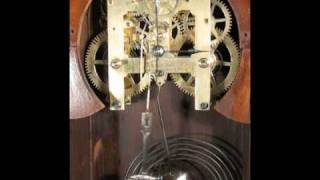 Striking of Waterbury Walnut Shelf Clock [upl. by Goth]