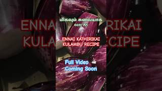 ENNAI KATHIRIKAI KULAMBU RECIPE food chennaifood karaikudi curry சமையல்குறிப்புகள் [upl. by Negaet]