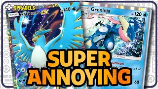 I FINALLY Unlocked Greninja And Im Loving This Deck  Pokemon TCG Pocket [upl. by Samohtnhoj913]