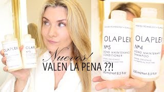 OLAPLEX 4 y 5 SHAMPOO y ACONDICIONADOR  IN SPANISH [upl. by Rehotsirhc]