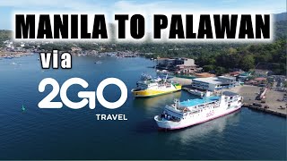 4K 2GO First Class Travel MANILA to PALAWAN Full Voyage Tour Plus Bridge Access [upl. by Kenweigh]