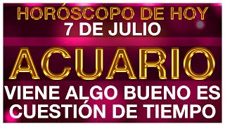 ACUARIO HORÓSCOPO DE HOY 🤑💵 7 DE JULIO 2024  ACUARIO HOY ♒ ACUARIO TAROT [upl. by Sone]