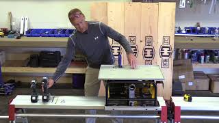 Instructions Mounting your Table Saw [upl. by Yvan]