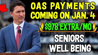 OAS Payment 978 Per Month Coming For Seniors Just In Few days  Canada Revenue Agency CRA [upl. by Elvah809]