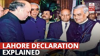 What Was In The Lahore Declaration Which Nawaz Sharif Regrets Violating Now [upl. by Maxma920]