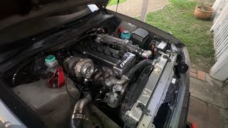 How to do AN braided water lines on 1JZ NON VVTi amp get rid of the hose barbs for Garrett Turbo [upl. by Llenyar]