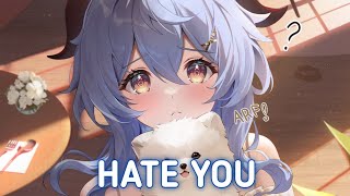 Nightcore  Hate You  Lyrics Jim Yosef amp Riell [upl. by Clower887]