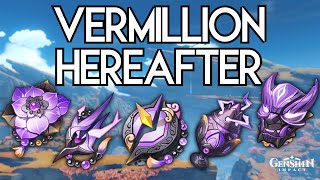 Farm Vermillion Hereafter Artifacts Genshin Impact [upl. by Abernon]